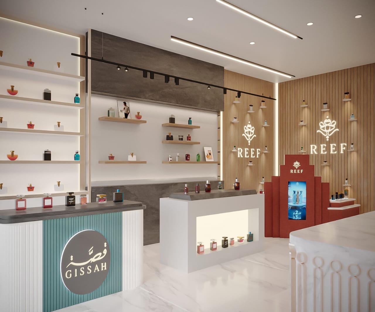 تشطيب محلات وفنادق