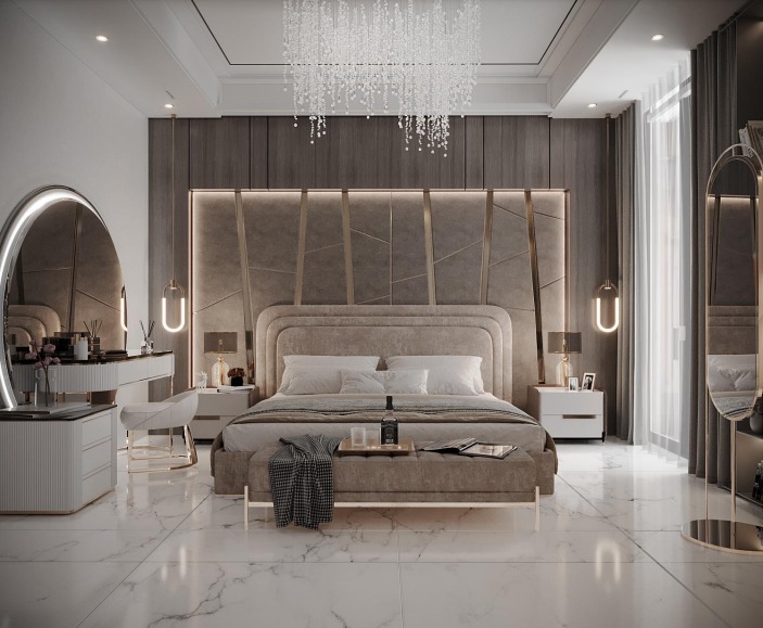 تصميم وتنفيذ غرف النوم